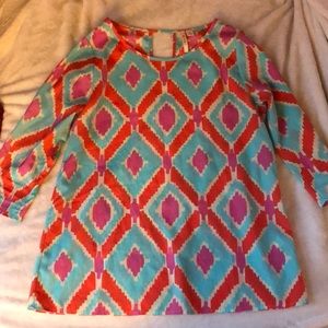 A bright colored shirt with great cut!